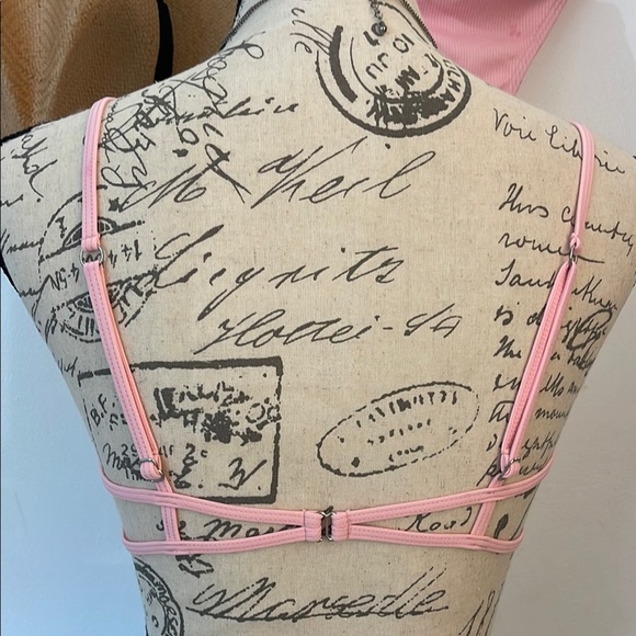 Pursuit | Pink Ribbed Bikini Set Size Large - Picture 7 of 10